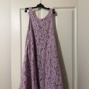Altar’d State Purple Lace Floral Dress
